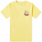 Sky High Farm Men's Flat Bush Printed T-Shirt in Yellow