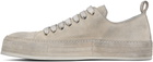 Ann Demeulemeester Gray Gert Low-Top Sneakers