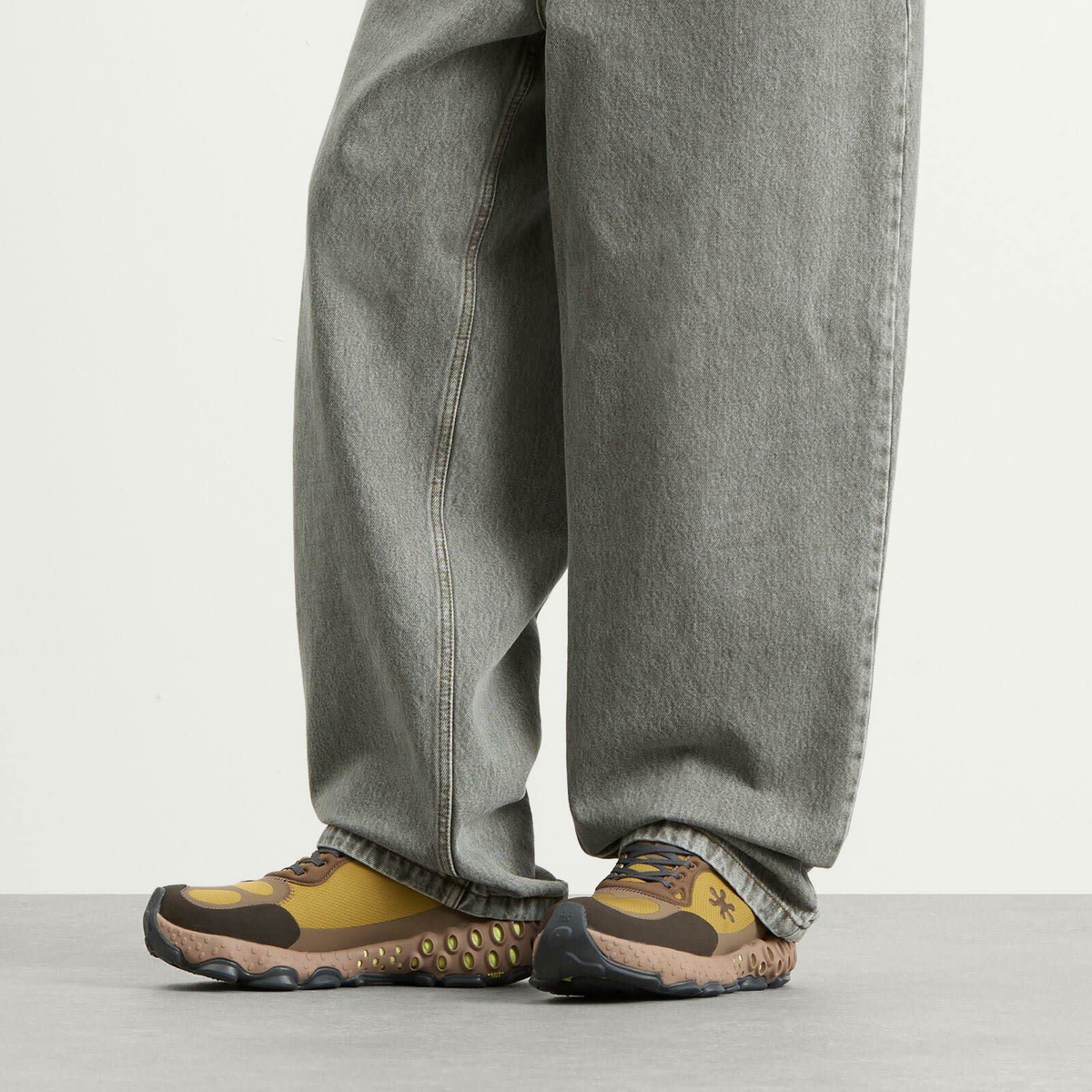 Spunge Osmosis Sneaker in Brown/Mustard/Yellow
