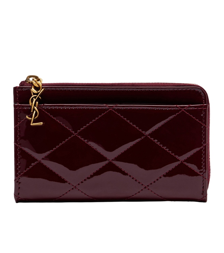 Photo: Saint Laurent Paris Fragments patent leather card holder