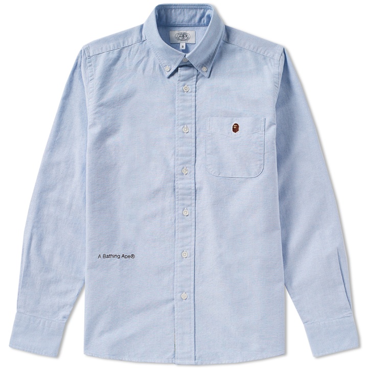 Photo: A Bathing Ape Embroidery Oxford Button Down Shirt