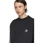 adidas Originals Black Lock Up Crew Sweatshirt