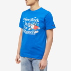Tommy Jeans Men's New York Runners T-Shirt in Blue Triumph