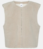 Jet Set Sleeveless shearling vest