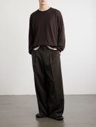 ssstein - Suvin Cotton-Jersey T-Shirt - Brown