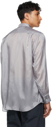 Comme des Garçons Shirt Grey Satin Forever Shirt