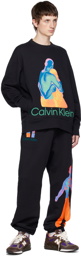 Calvin Klein Black Heat Sweatpants