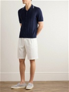 Brunello Cucinelli - Slim-Fit Jacquard-Knit Cotton Shirt - Blue