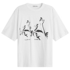 YMC Graphic Triple T-Shirt Presented by END. in White