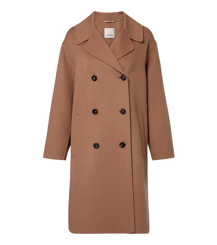 Photo: 'S Max Mara Double-breasted virgin wool coat