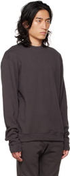John Elliott Brown Cotton Sweatshirt