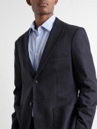 Sunspel - Wool and Cashmere-Blend Flannel Suit Jacket - Gray