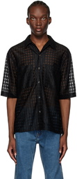 Youth Black Check Shirt