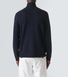 Bogner Dexter wool and cashmere zip-up sweater
