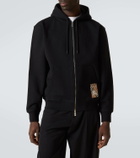 Burberry EKD zip-up cotton jersey hoodie