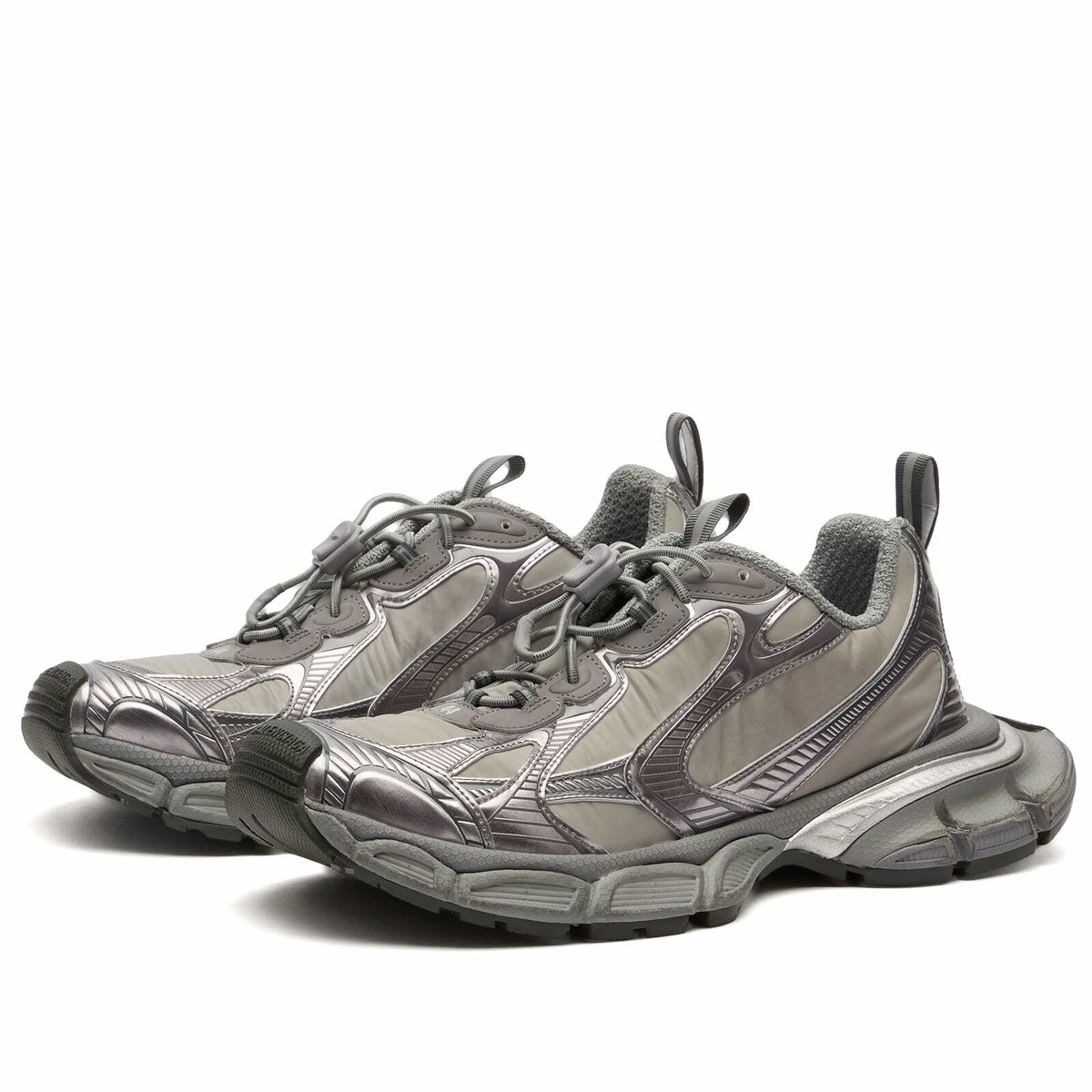 Balenciaga Men's 3XL Nylon Sneaker in Grey Mix Balenciaga