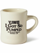 Y,IWO - Pumped Logo-Print Ceramic Mug