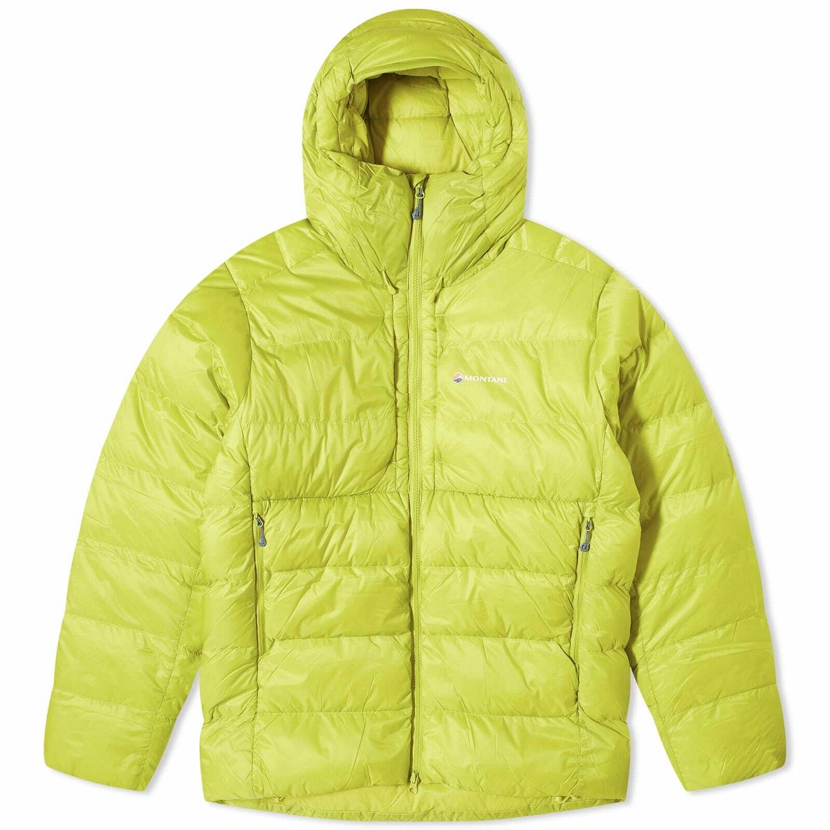 Montane Men's Anti-Freeze XPD Hooded Down Jacket in Citrus Spring Montane