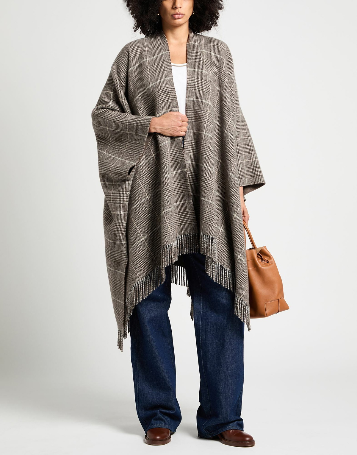 Brunello Cucinelli Womens Cape Taupe