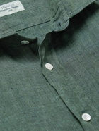 Hartford - Paul Linen Shirt - Green