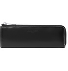 MAISON MARGIELA - Logo-Debossed Leather Pencil Case - Black