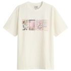 Damson Madder Women's Slow Life Crossword Graphic T-Shirt in Off White
