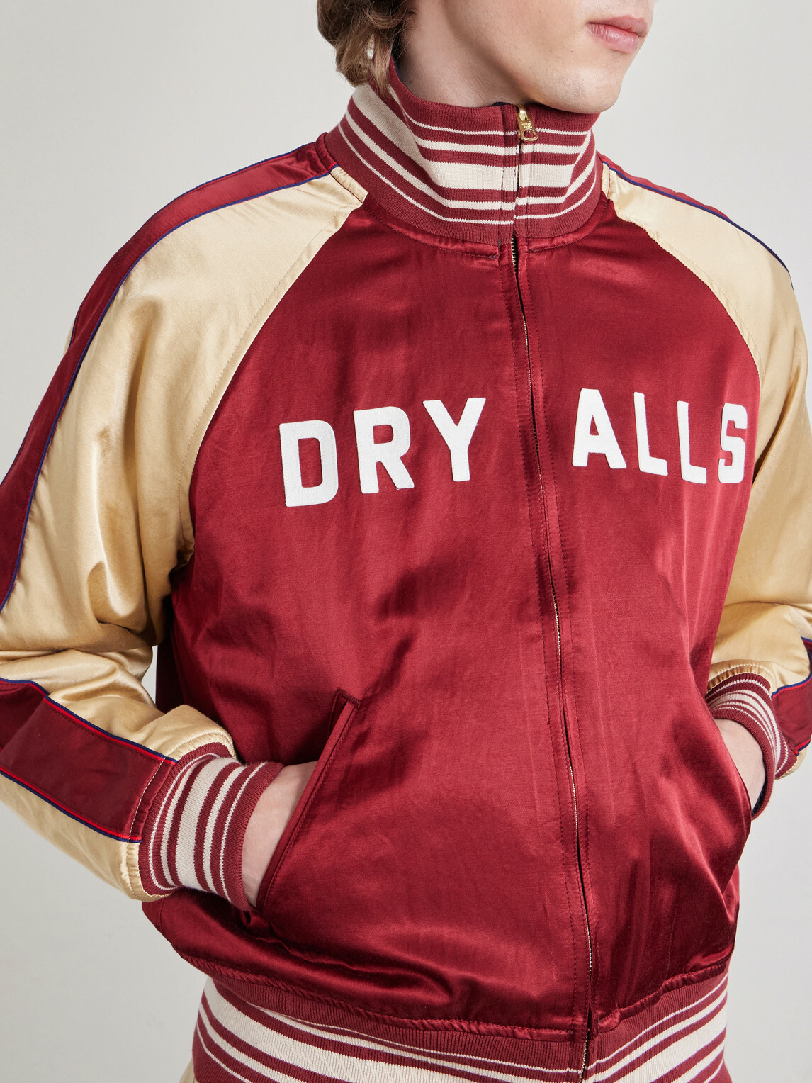 Human Made - Reversible Logo-Appliquéd Cotton-Blend Satin Bomber Jacket - Red