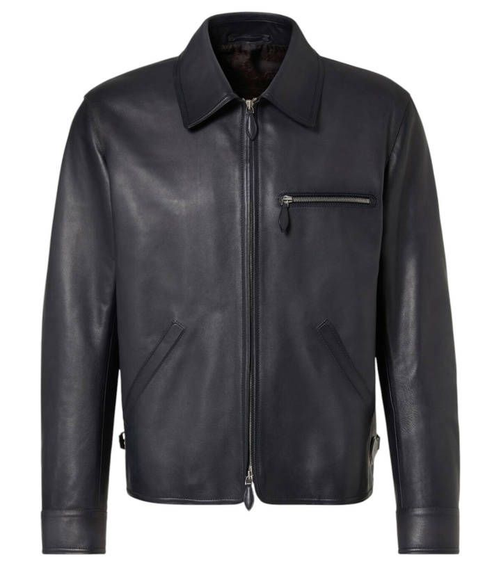 Photo: Berluti Patina 1 Jour leather blouson