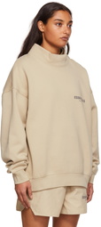 Fear of God ESSENTIALS SSENSE Exclusive Beige Mock Neck Sweatshirt