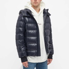 Moncler Men's Cuvellier Hooded Down Jacket in Navy