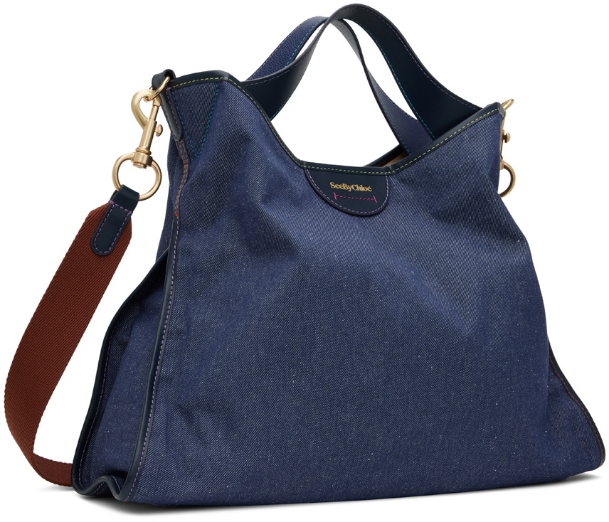 See by Chloé Blue Small Joan Top Handle Bag See by Chloe