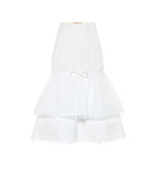 Brock Collection - Quercetto cotton-blend midi skirt