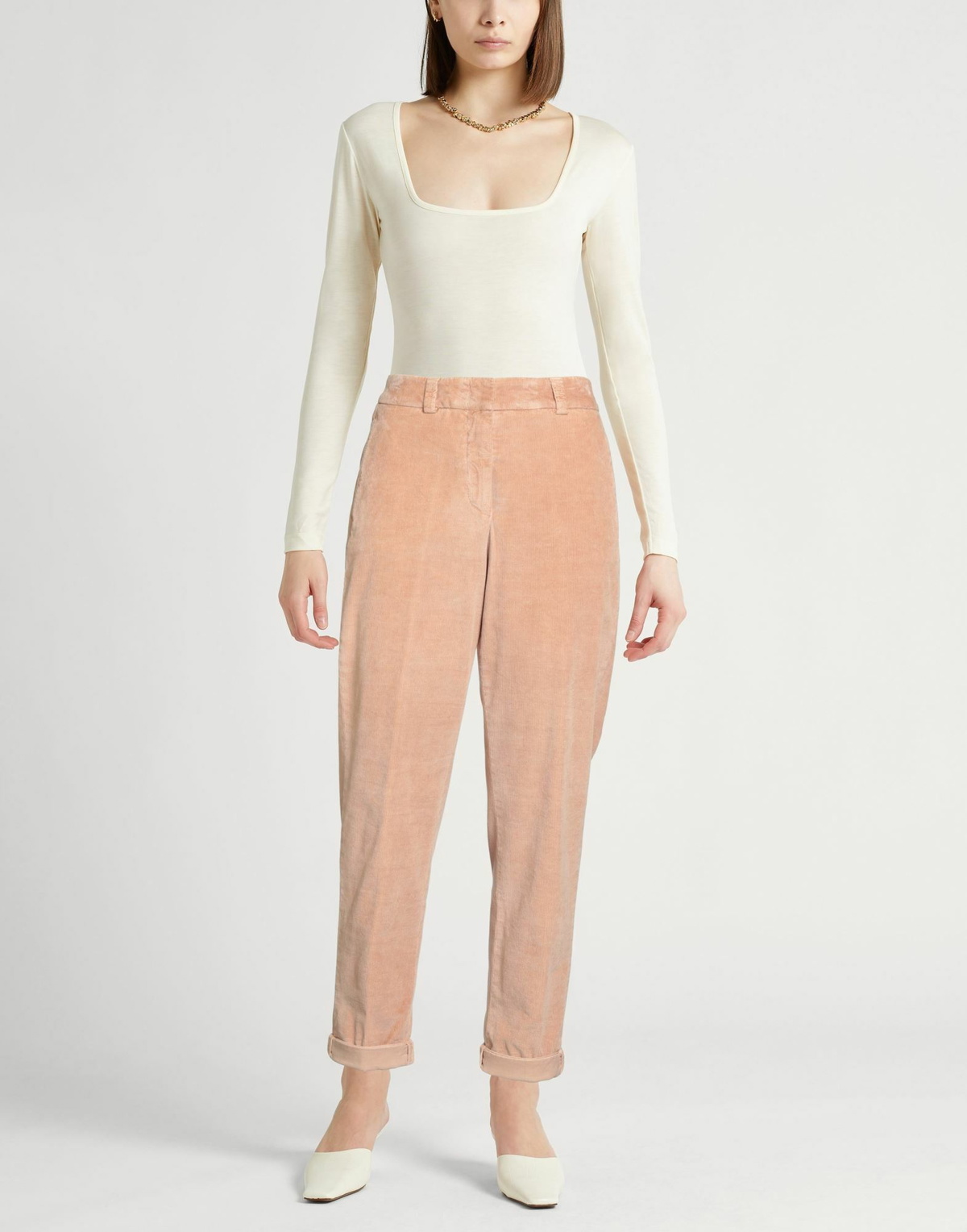 Peserico Womens Pants Camel