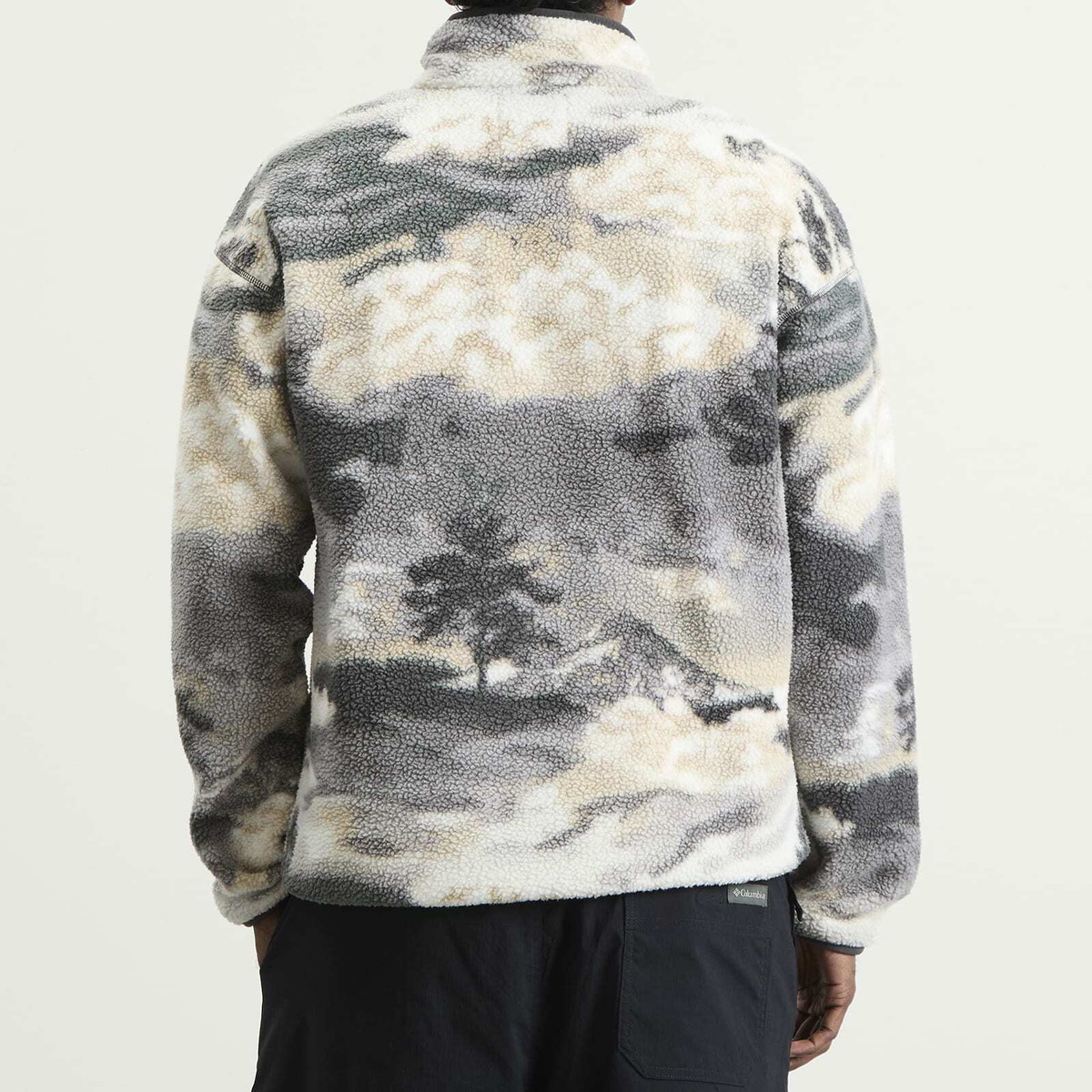Columbia Men's Helvetia™ II Printed Half Snap Fleece in Shark Dreaming