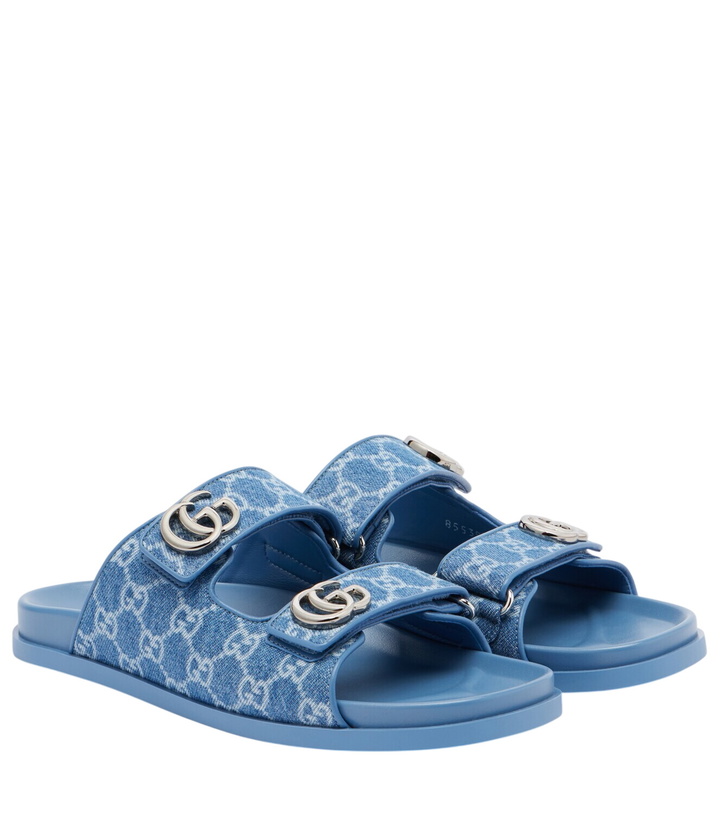 Photo: Gucci GG denim sandals
