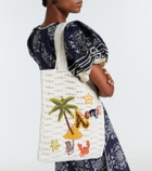 Alémais Island Cove Large crochet tote bag