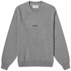 Han Kjobenhavn Men's Regular Knit Logo Jumper in Grey