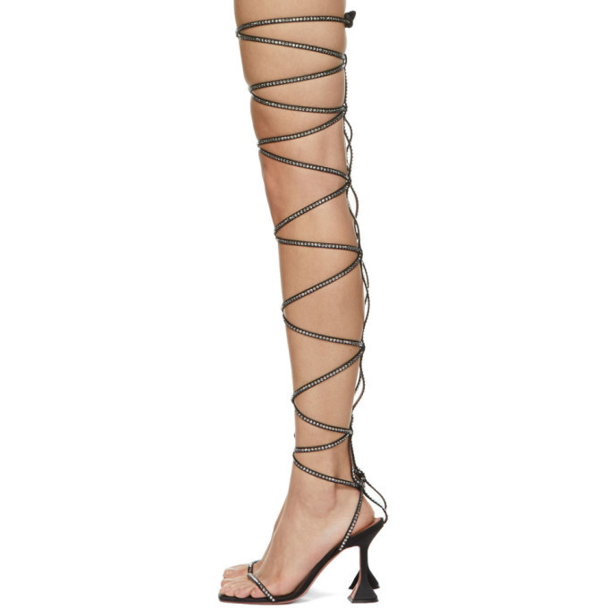 Summer 2022 New Strappy Thigh High Sandals Sexy Over The Knee High Heels  Women Shoes Fashion