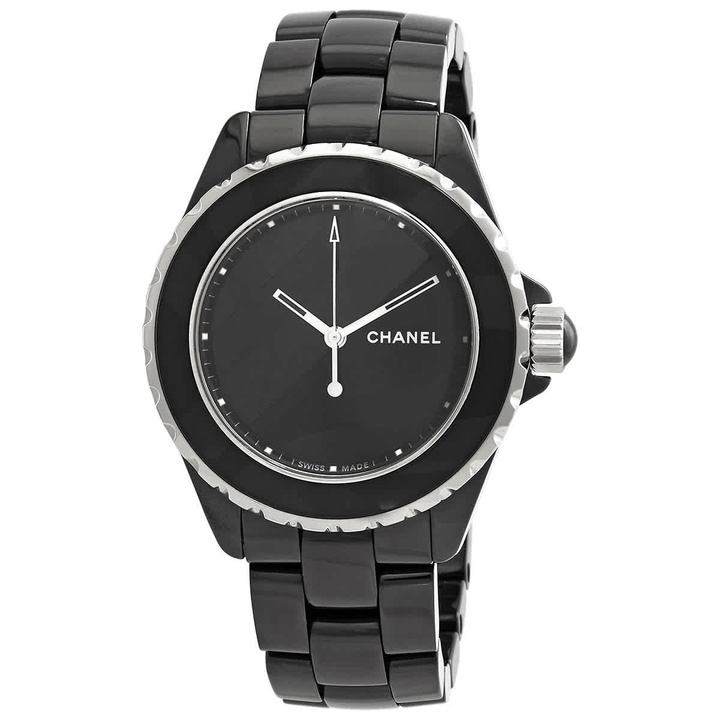 Photo: Chanel J12 Automatic Black Dial Ladies Watch H5581