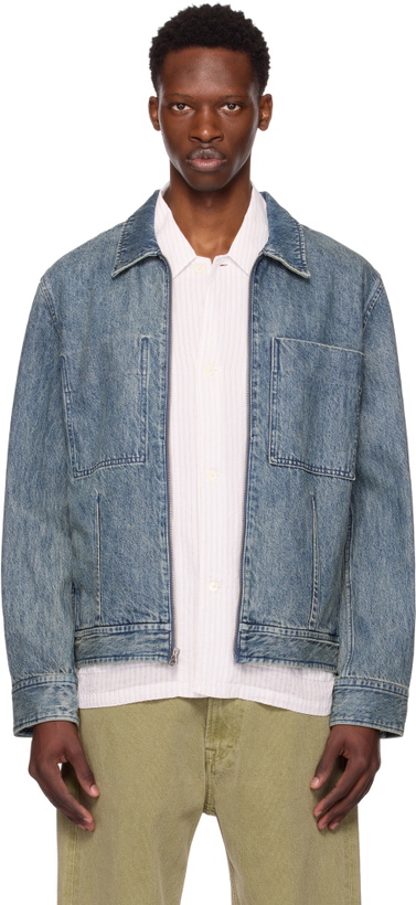 Photo: rag & bone Blue Simon Garage Denim Jacket