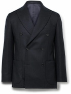 Kaptain Sunshine - Double-Breasted Wool-Twill Suit Jacket - Blue