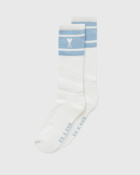 Ami Paris Adc Striped Socks Blue/White - Mens - Socks