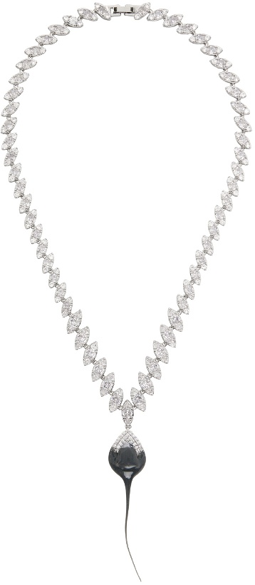 Photo: Ottolinger Silver & Gray Diamond Dip Necklace