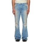 COÛT DE LA LIBERTÉ Blue Jimmy Sioux Stretch Flare Jeans