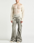 Rick Owens Mens Sweater in Beige