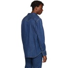 Calvin Klein Jeans Est. 1978 Blue Denim Logo Shirt