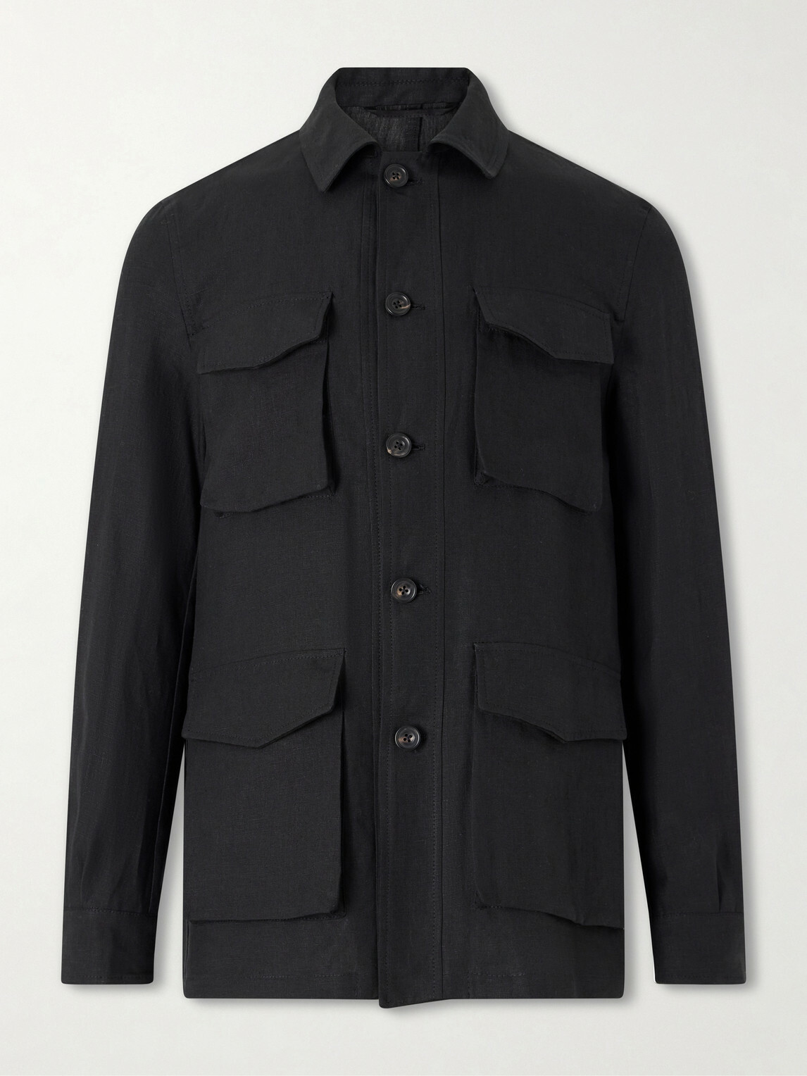 J. Mueser - Safari Linen Jacket - Black