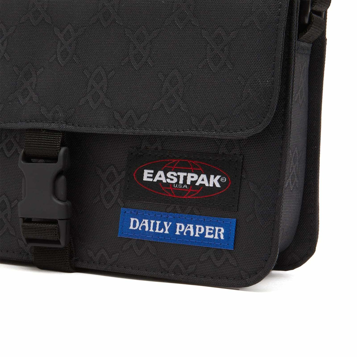 Eastpak x Daily Paper Mini Bag in Embossed Black 
