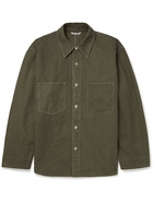 Auralee - Organic Cotton-Canvas Jacket - Green