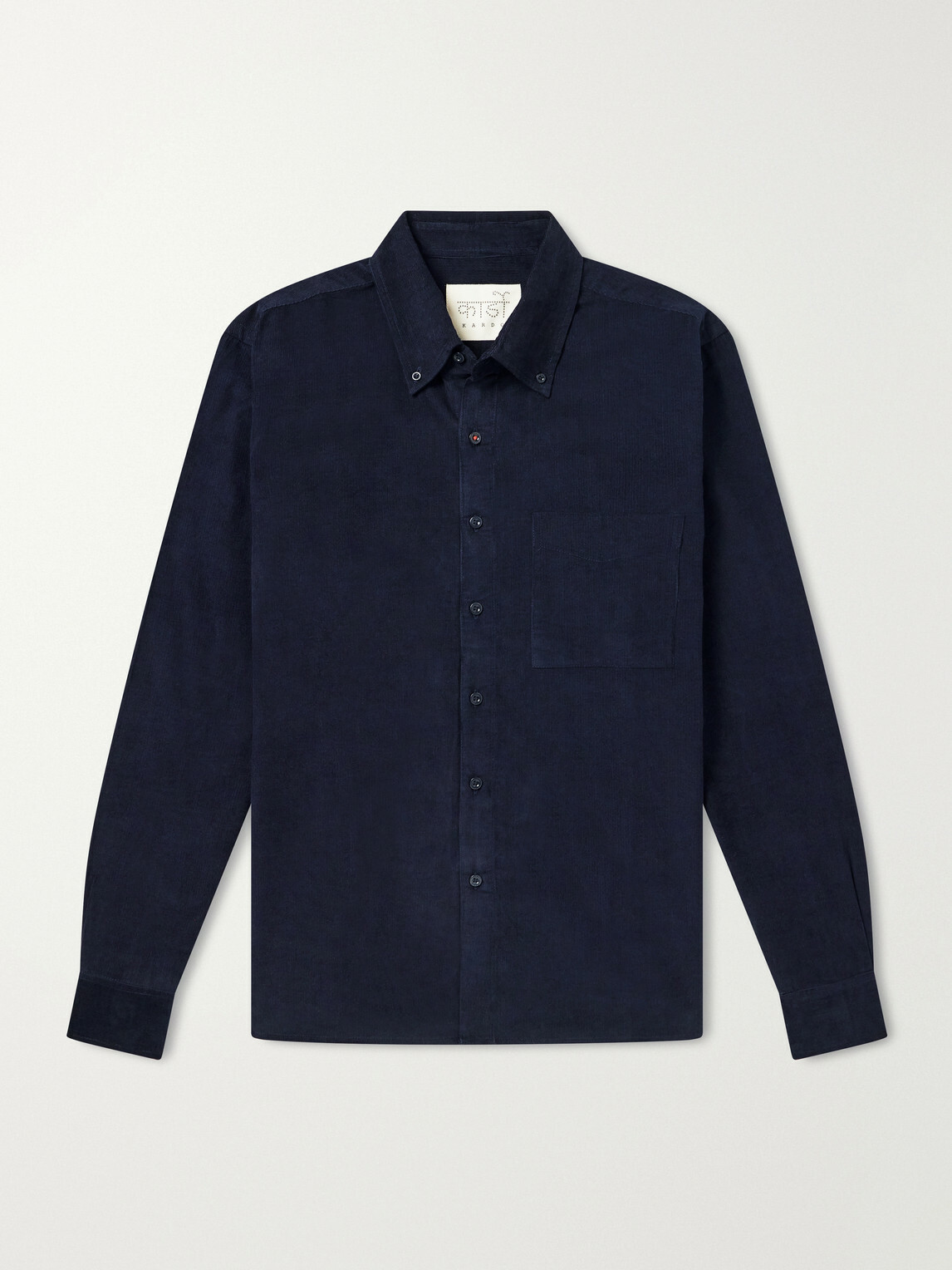 Kardo - Ronald Cotton-Corduroy Shirt - Blue
